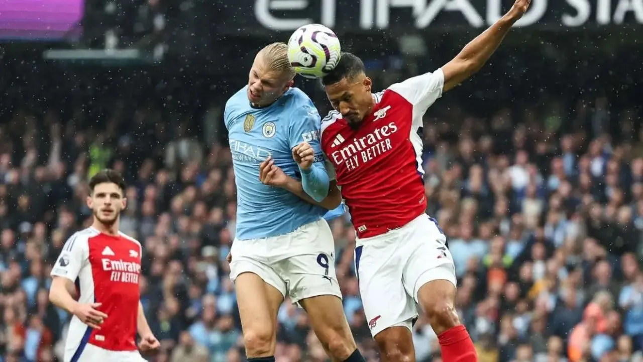 Haaland mở bàn trong trận gặp Arsenal