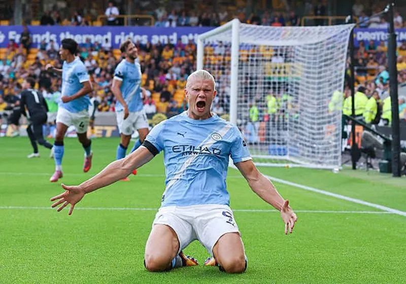 Haaland lập cú đúp